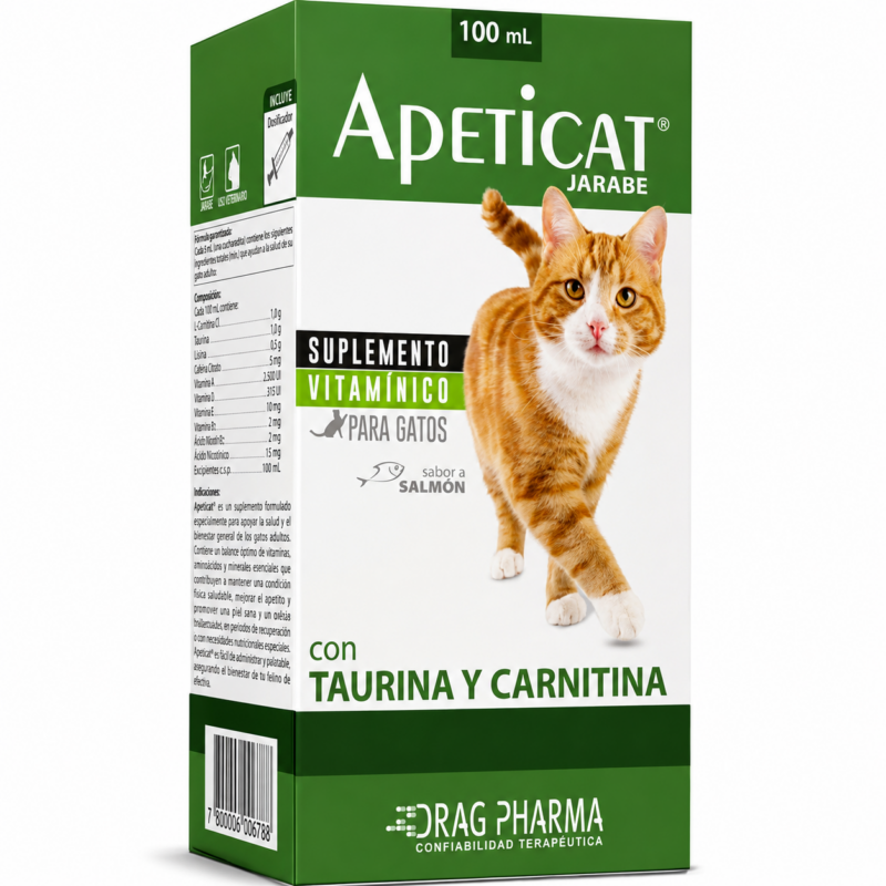 Apeticat | Suplemento Vitamínico para gatos | 100 mL