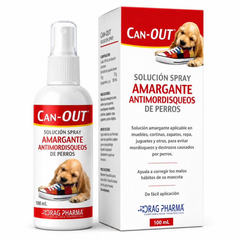 Can-Out | Solución Spray | Frasco con atomizador de 100 ml