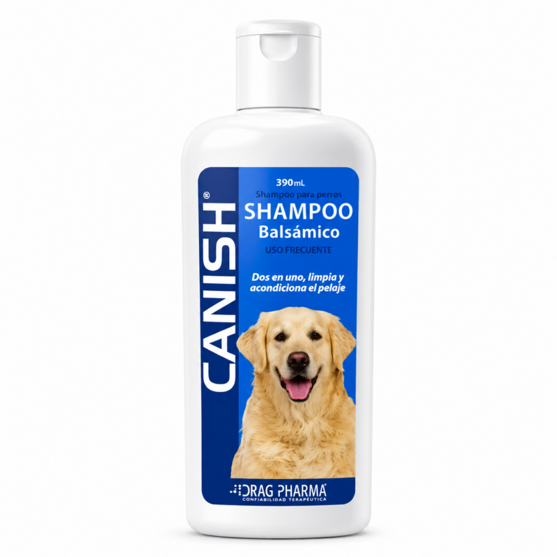 Canish | Shampoo Balsámico | Frasco de 390 mL