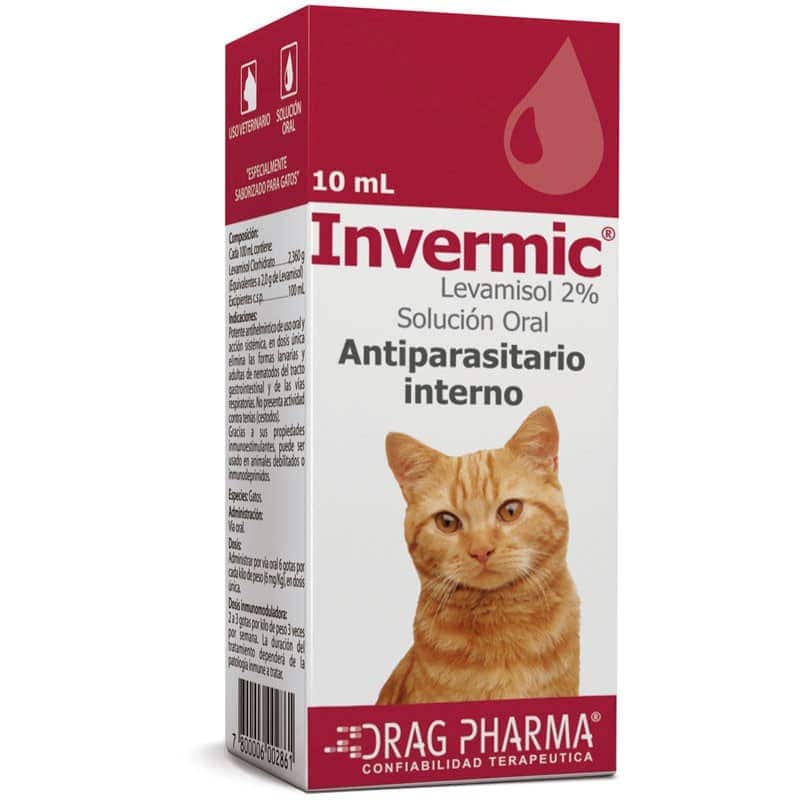 Invermic | Gatos | Solución Oral de 10 mL