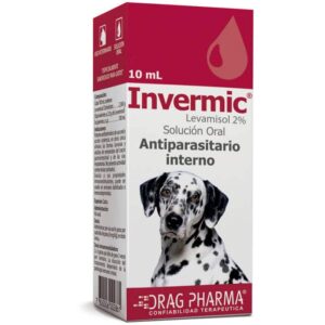 Invermic | Perros | Solución Oral | Frasco con gotario de 10 mL